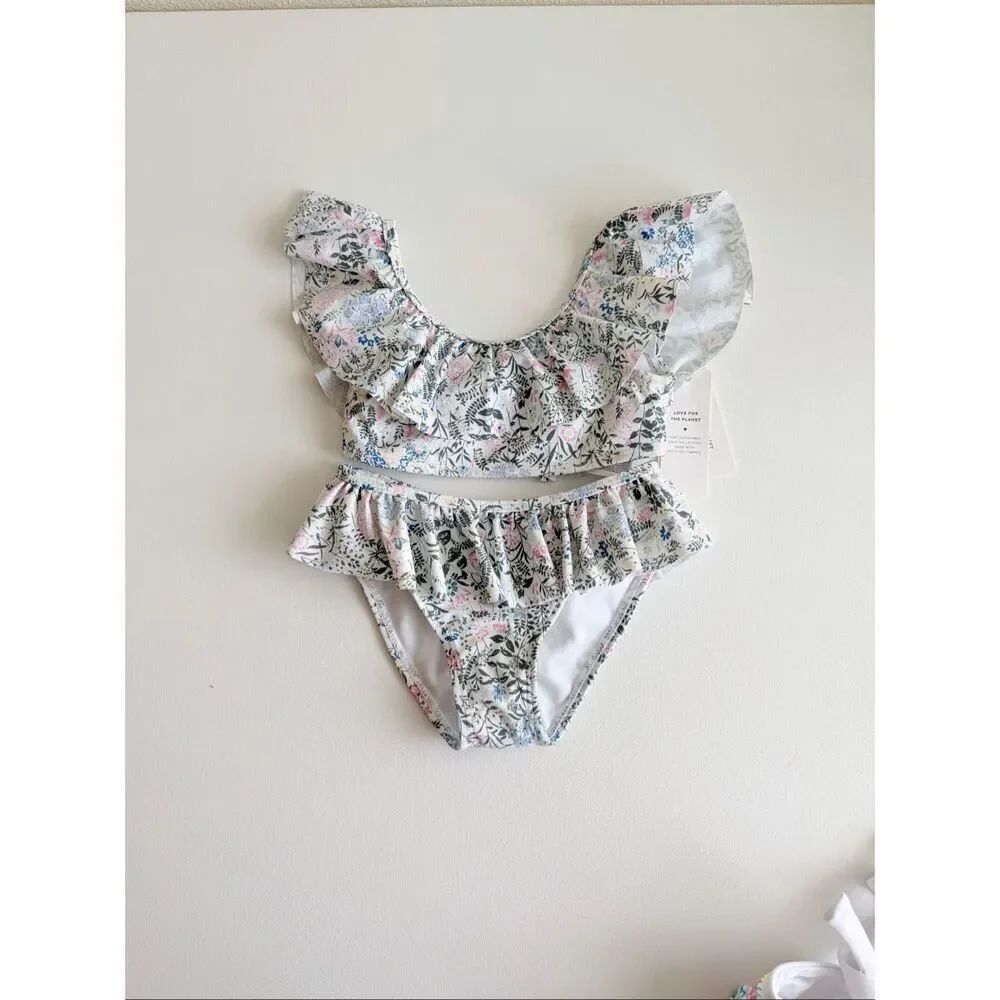 Janie and Jack Girl’s Mini Floral Bikini size 3T